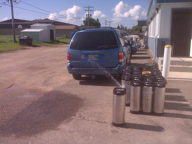 Cleaning the cans for install